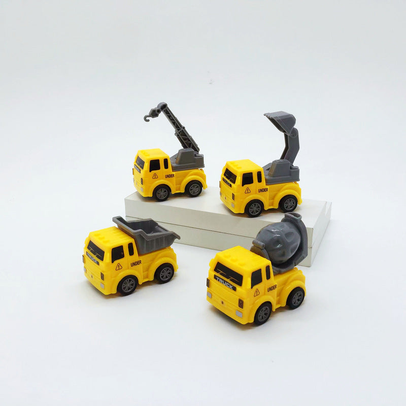 24PCs Construction Vehicles Toys Card-Exchange Valentines Day gift