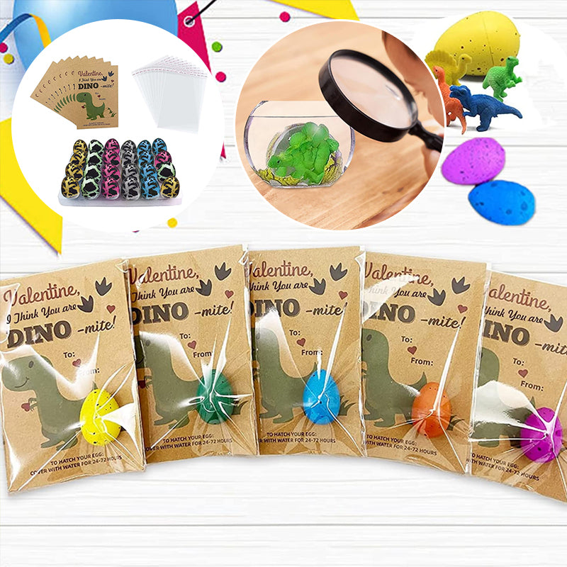 2024 Easter's Day Cards With Dinosaur Eggs 24pcs/Set